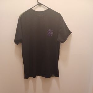 Hudson Outerwear Mens Tee Shirt Black Purple,yellow 2x Pre Owned